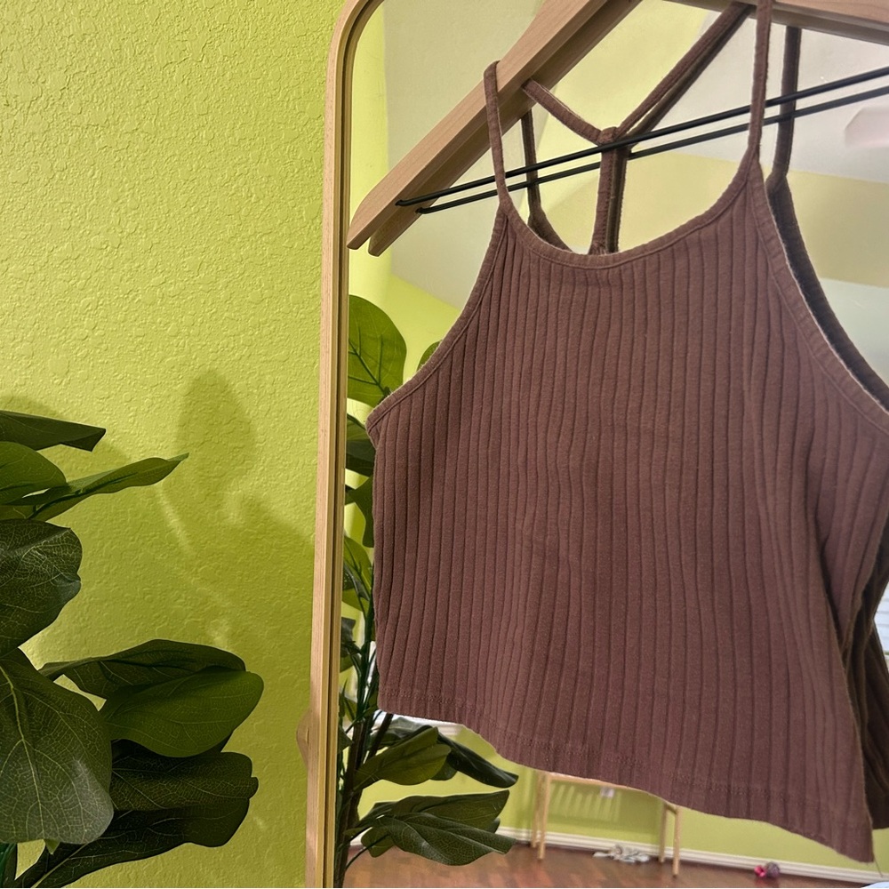Crop mini halter top